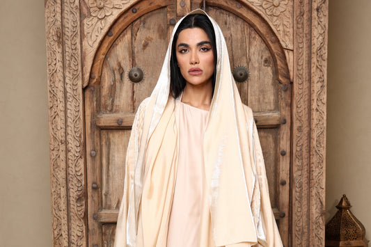 Nada Abaya Set - Pearl