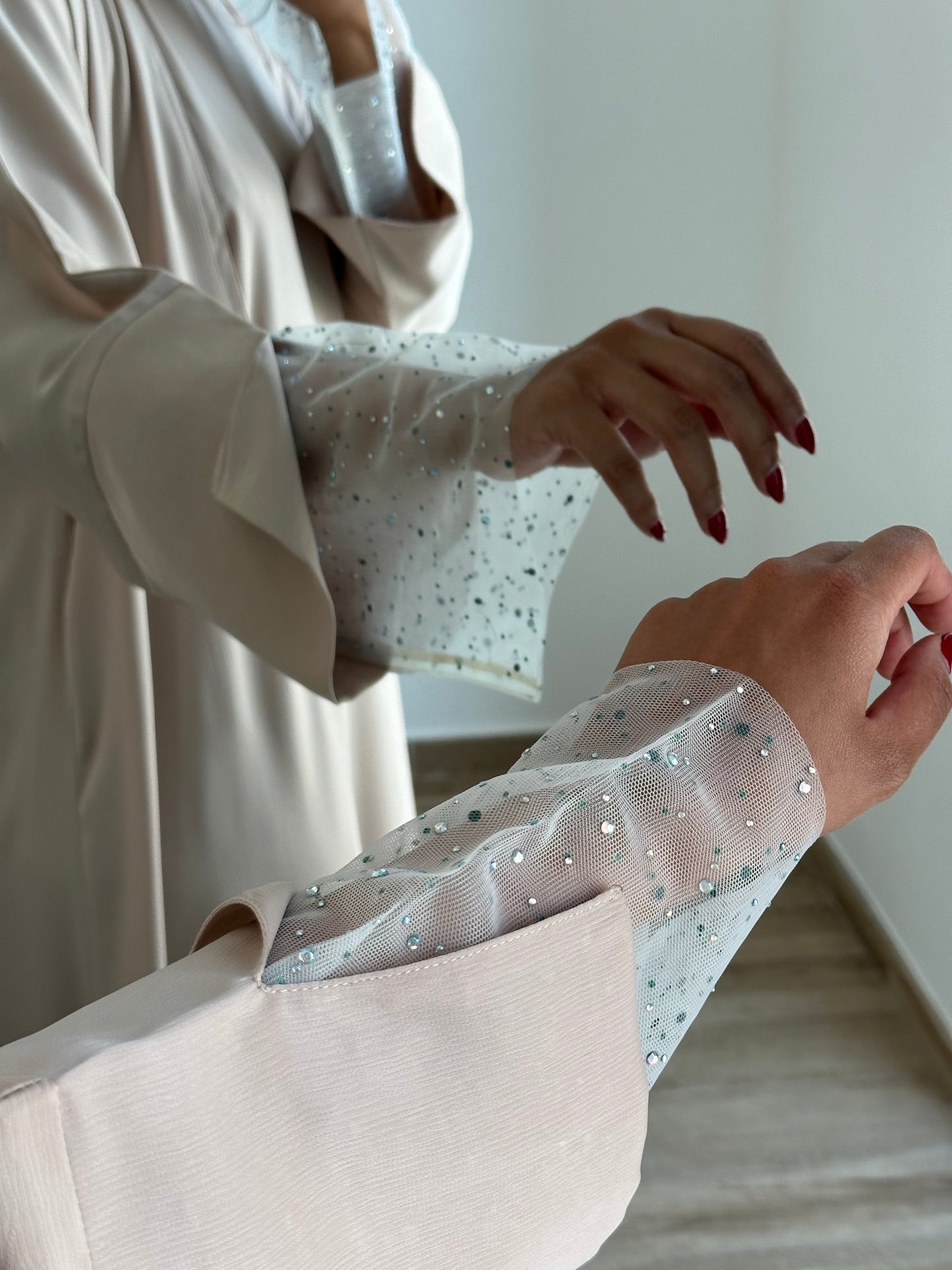 RTW Jawhara Abaya Set - Sand