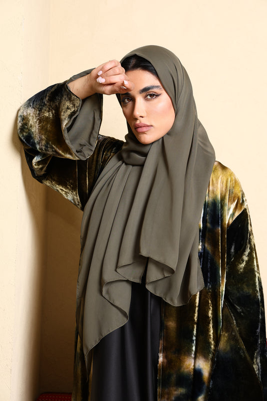 Noreen Velvet Abaya - Mirage