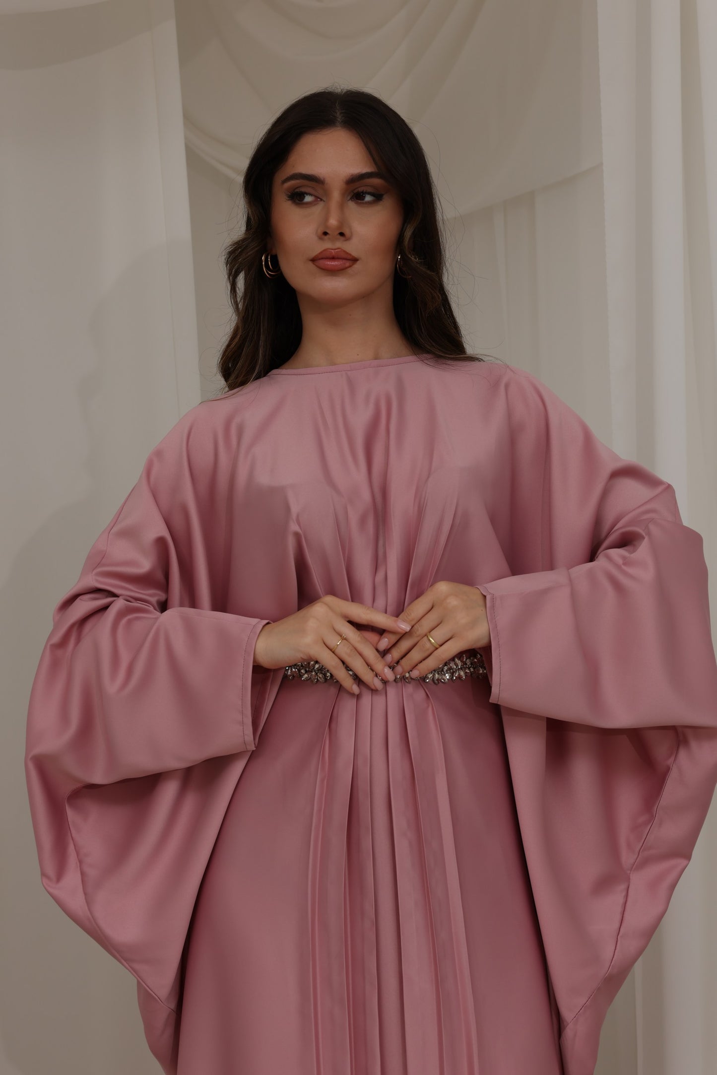 RTW Haneen Kaftan - Peony Pink