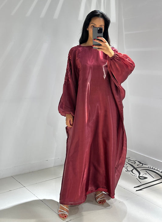 RTW Hajra Jalabiya - Burgundy