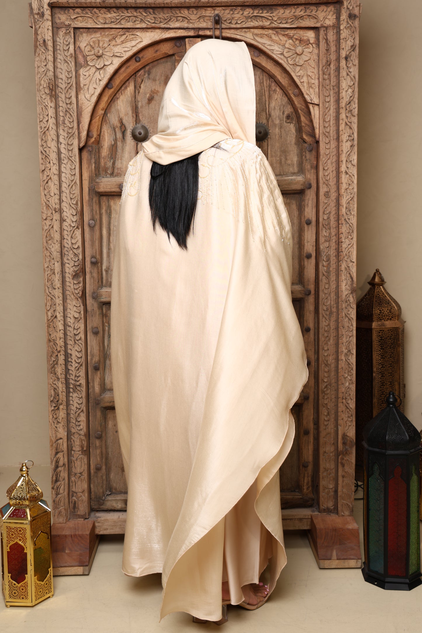 Nada Abaya Set - Pearl