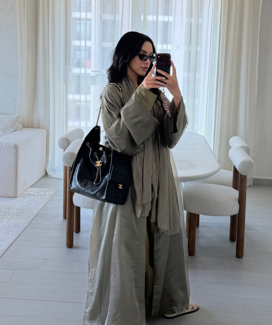 Jouri Abaya - Matcha Green
