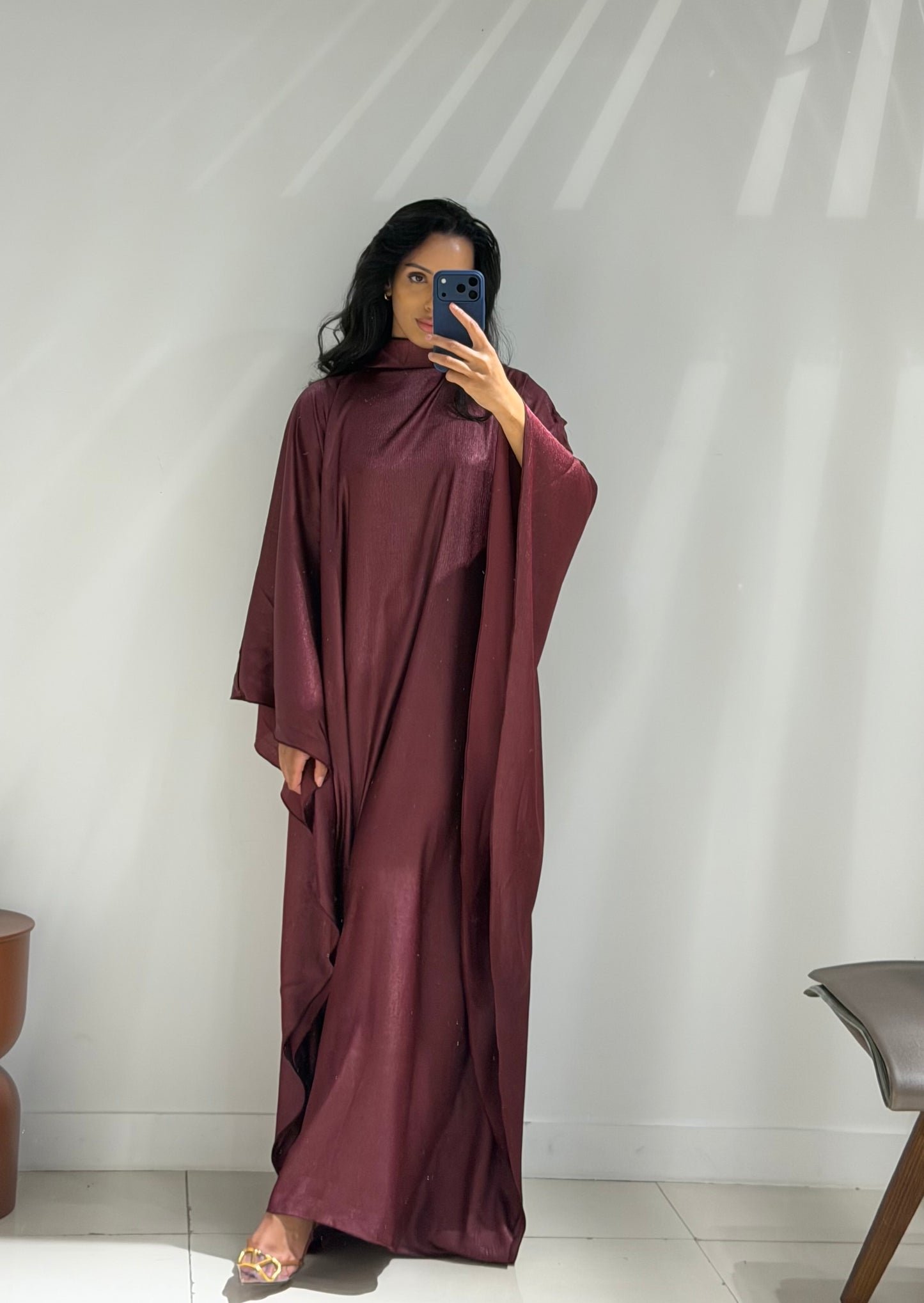 Amina Kaftan - Burgundy