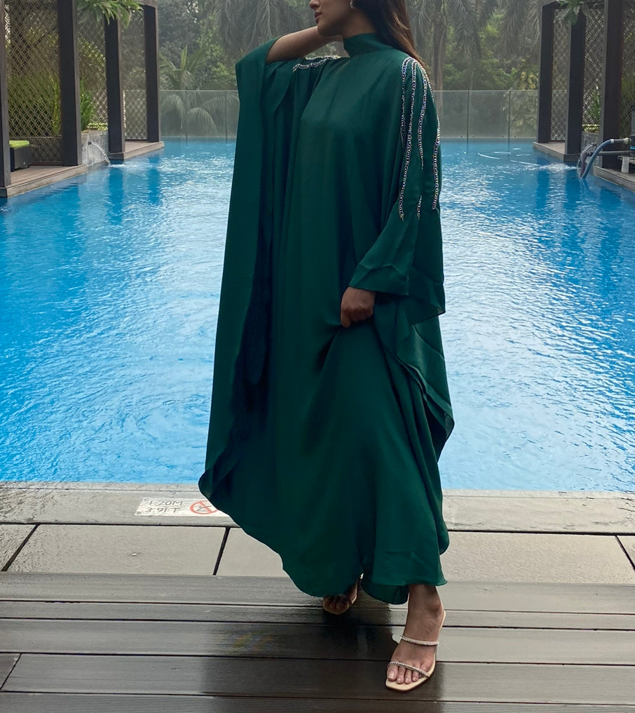 RTW Aisa Kaftan - Emerald Green