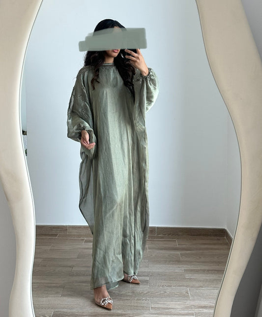RTW Afiya Jalabiya - Sage Green