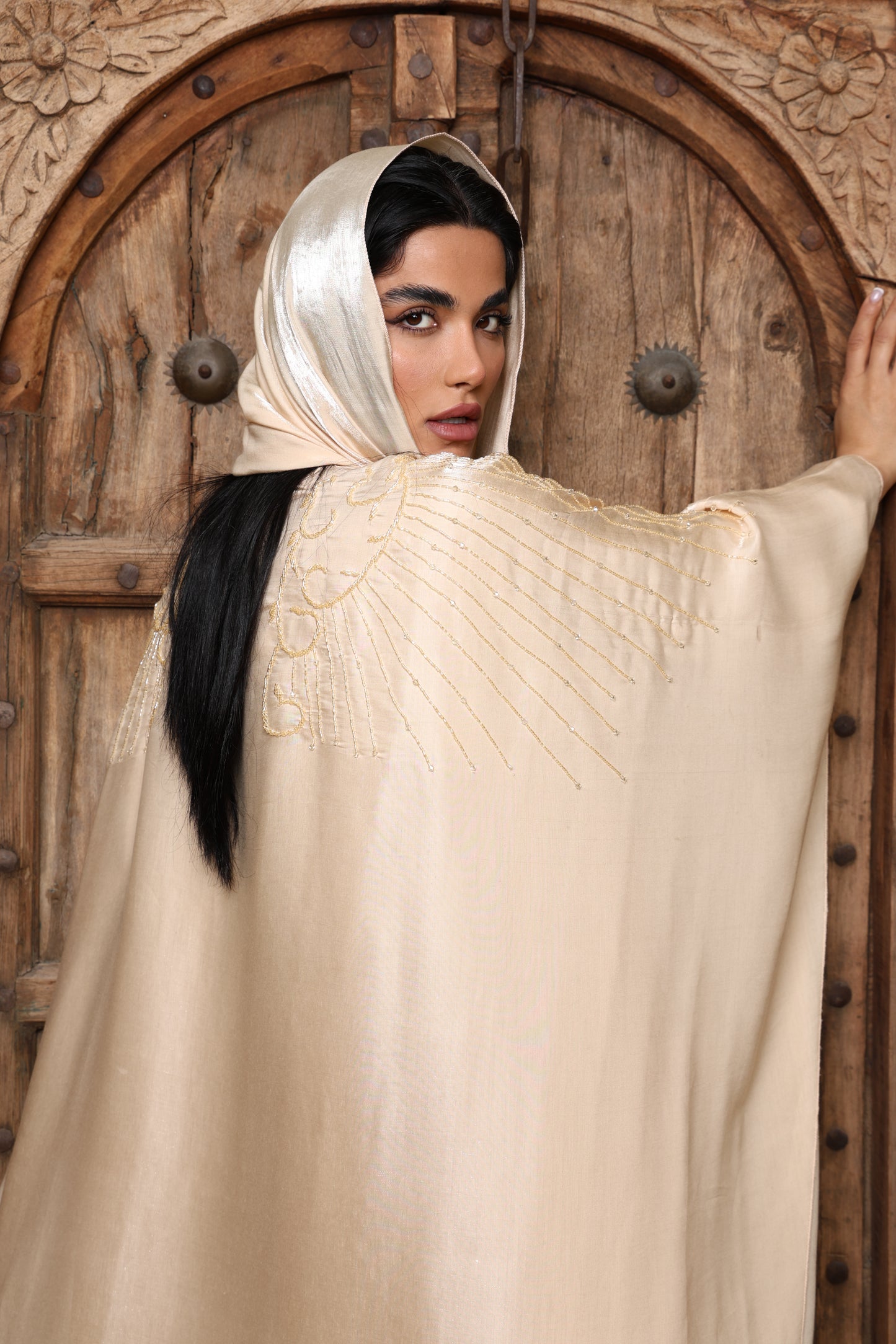 Nada Abaya Set - Pearl