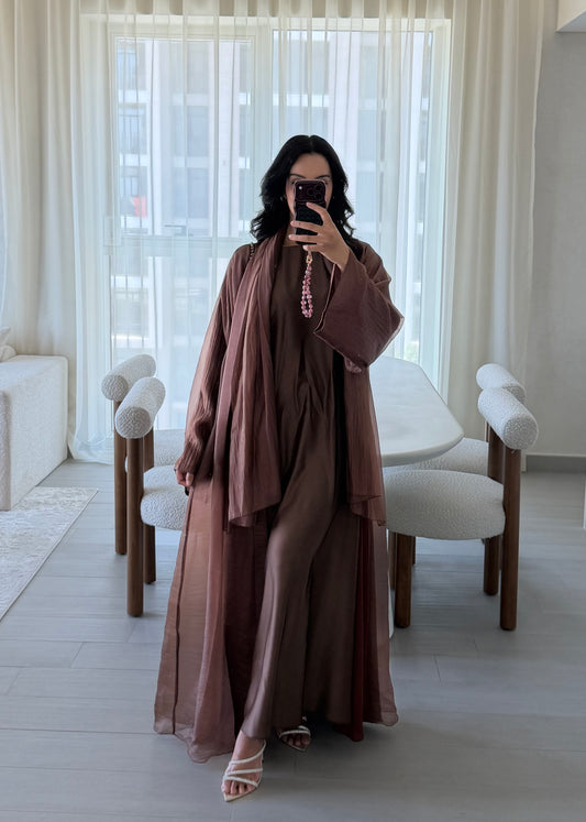 Jouri Abaya - Coffee Brown