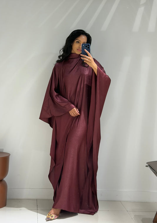 Amina Kaftan - Burgundy