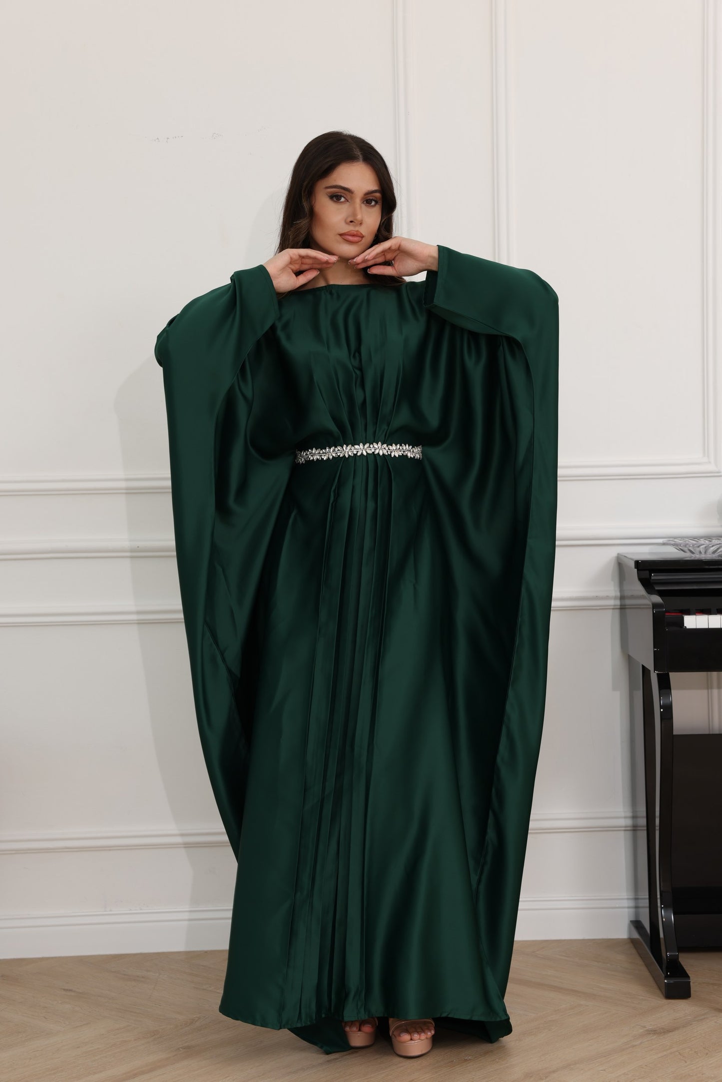RTW Haneen Kaftan - Emerald Green