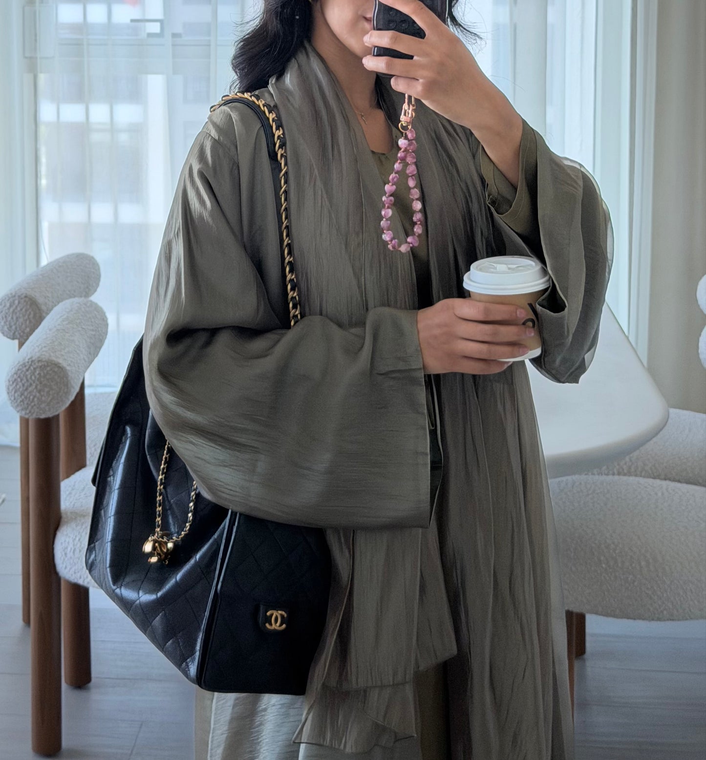Jouri Abaya - Matcha Green