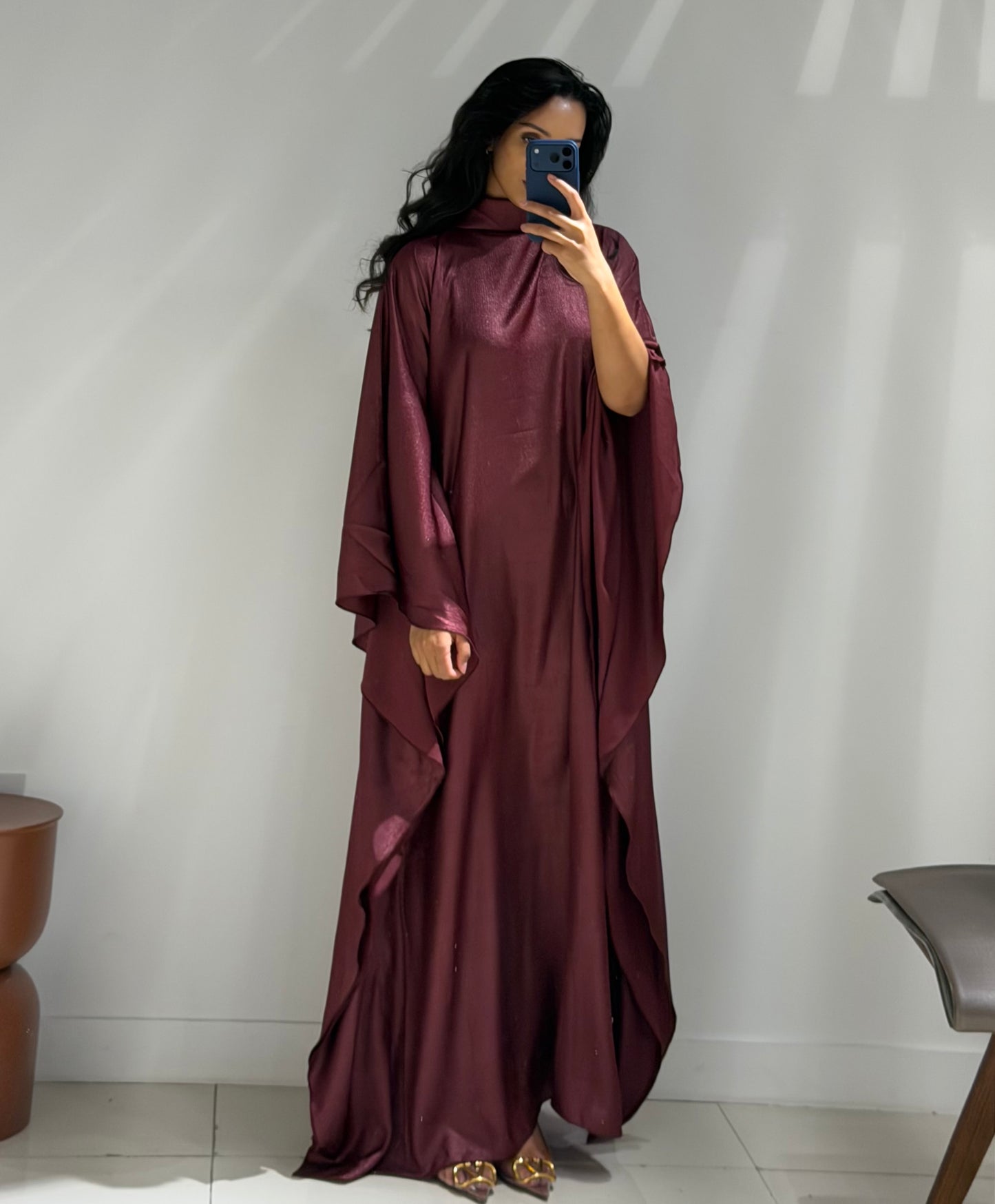 Amina Kaftan - Burgundy