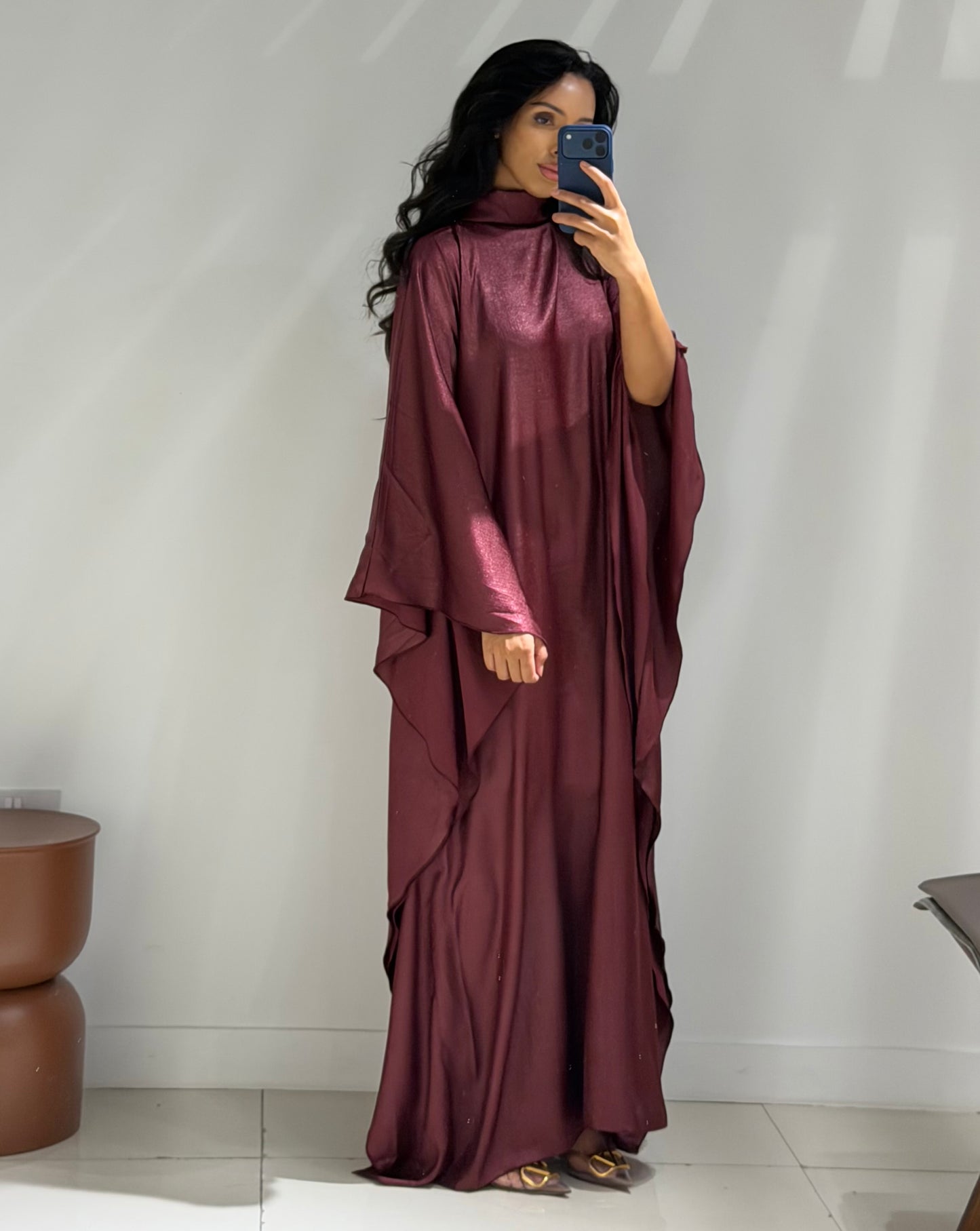 Amina Kaftan - Burgundy