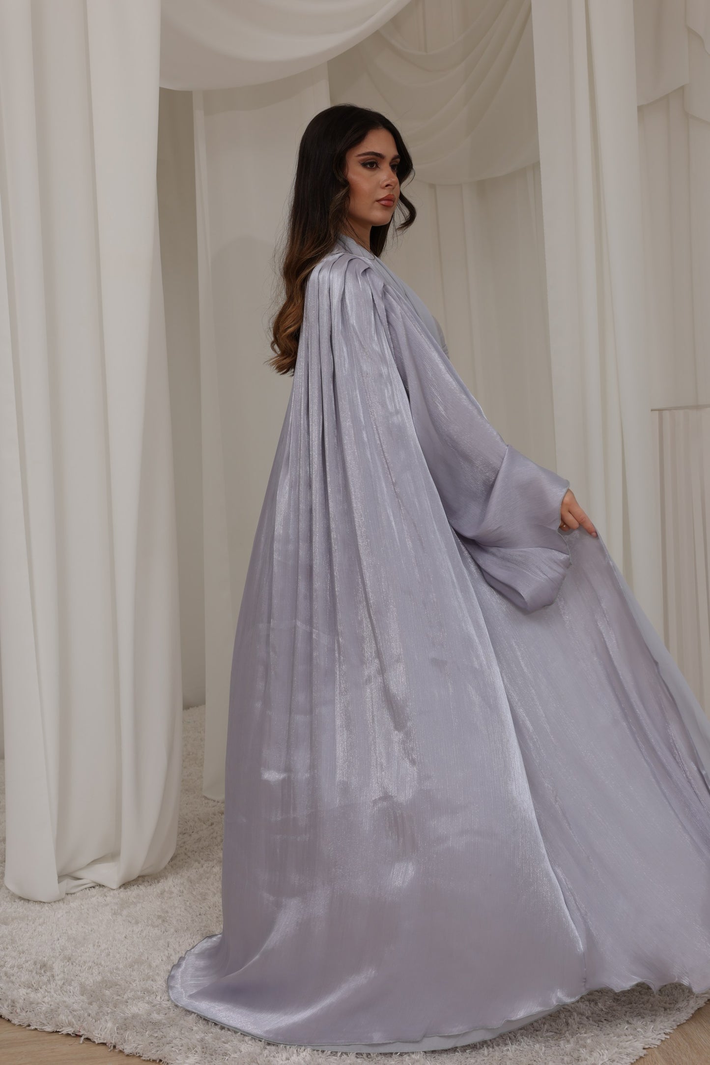RTW Nour Abaya Set - Soft Lilac