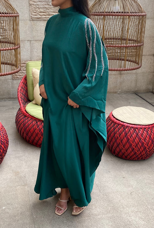 RTW Aisa Kaftan - Emerald Green