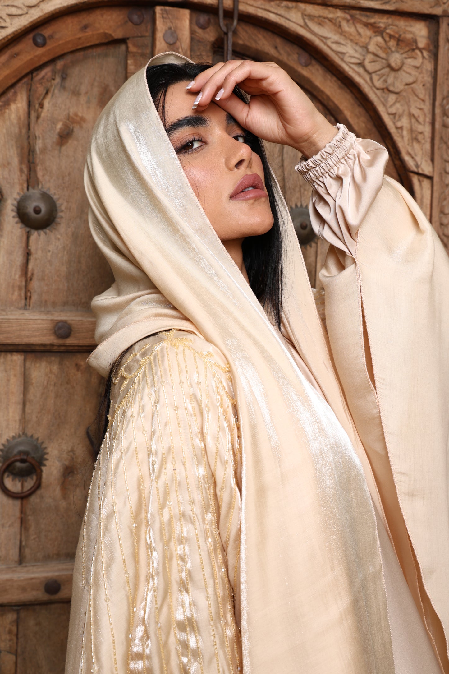 Nada Abaya Set - Pearl