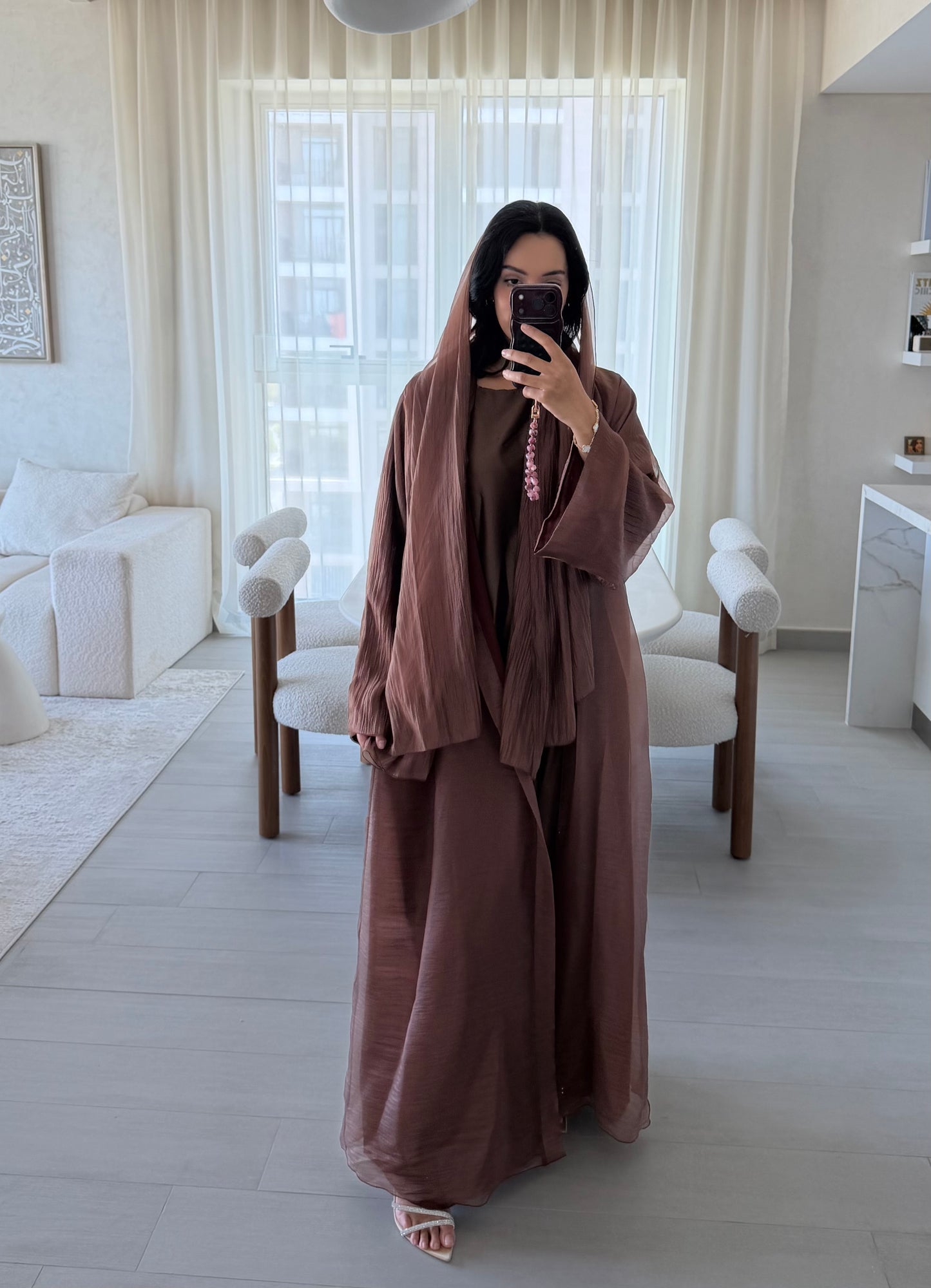 Jouri Abaya - Coffee Brown
