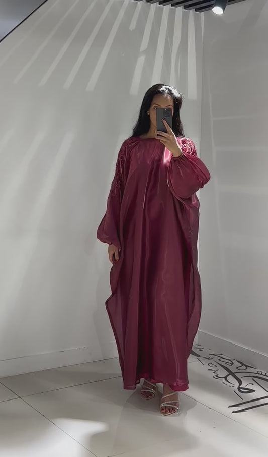 RTW Hajra Jalabiya - Burgundy